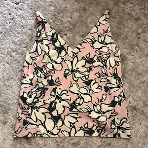 Business casual floral tank